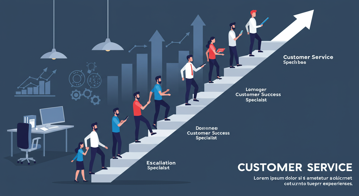 A diverse team collaborates to enhance customer service jobs, showcasing teamwork and effective communication in action.